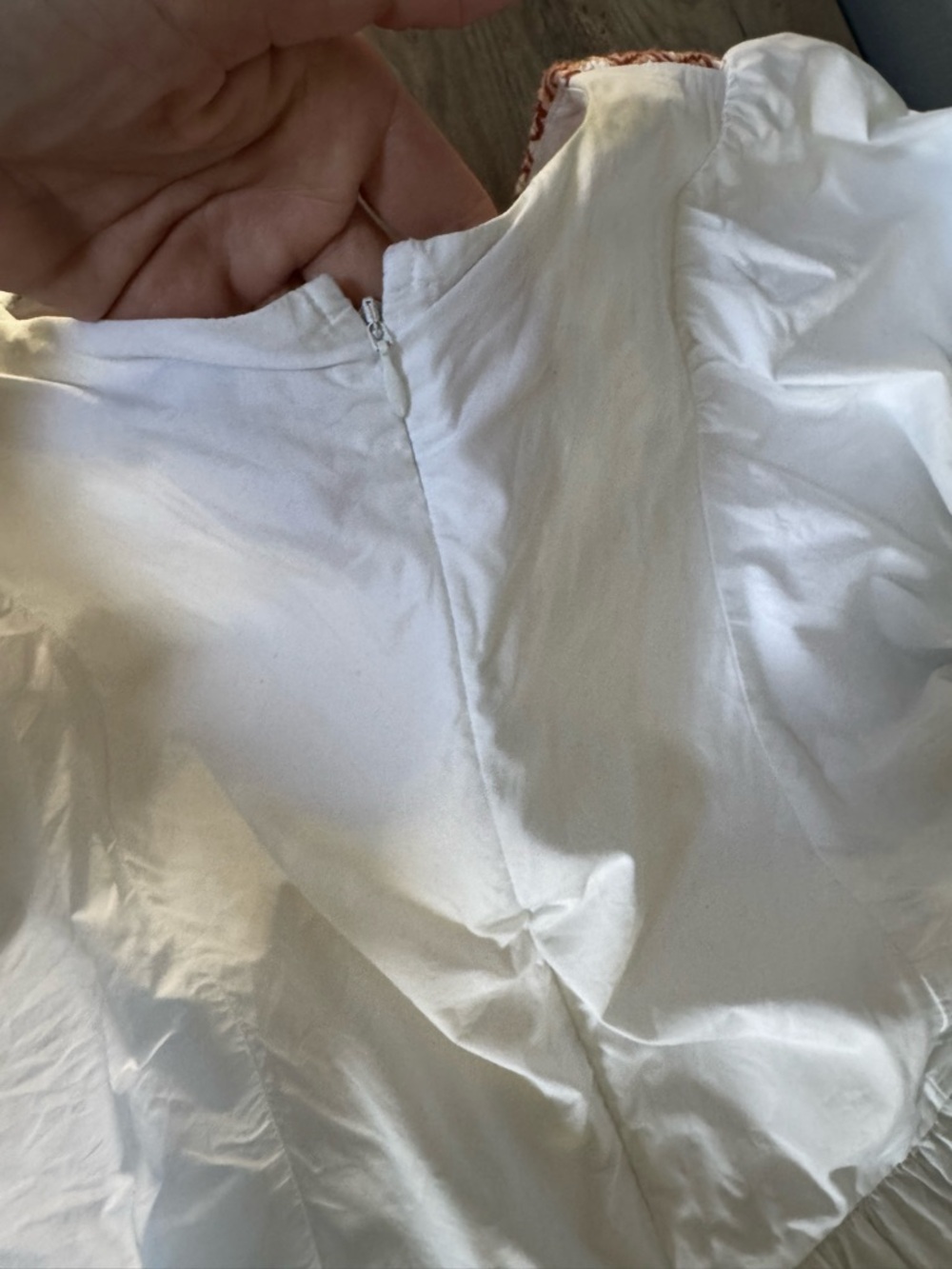 Madewell White Cotton and Knit Dress - Picture 7 of 14